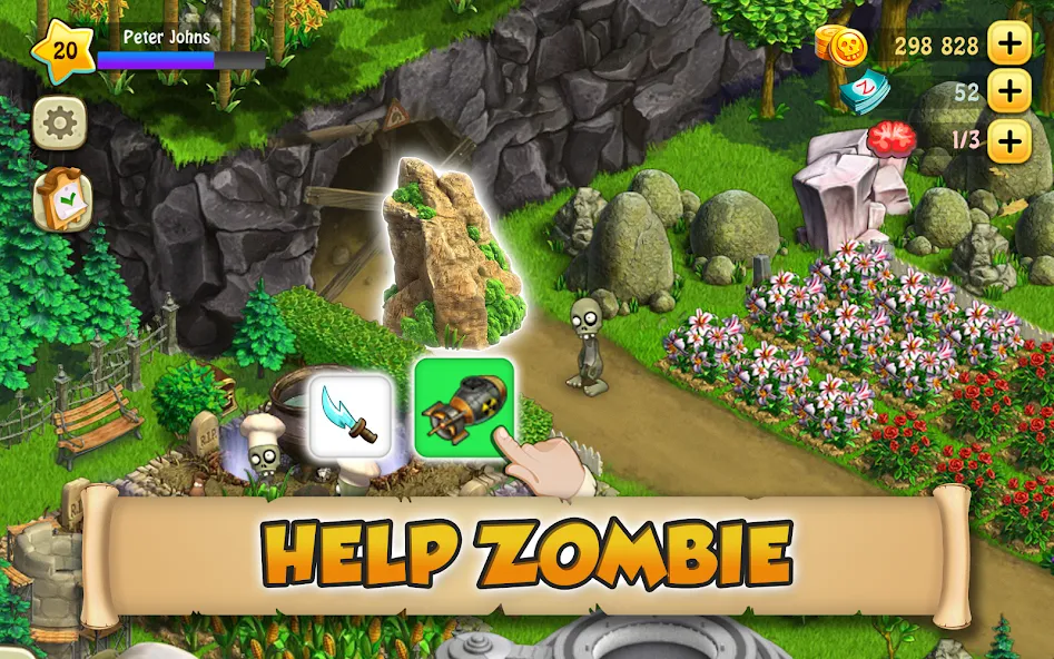 Zombie Castaways [МОД: Все открыто, Дополнительные деньги и Меню MOD] Screenshot 1