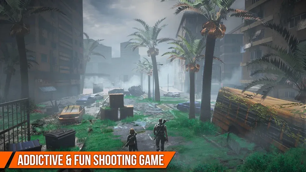 Dead Target: Zombie Games 3D [МОД: Много монет, Открытые уровни и Мега MOD] Screenshot 1