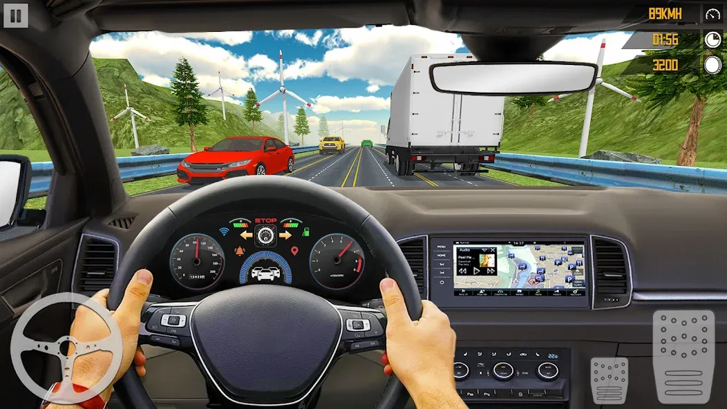 VR Traffic Racing In Car Drive (ВР Трафик Гонки на Автомобиле Вождения) [МОД: Бесконечные деньги, Монеты и Мега MOD] Screenshot 4