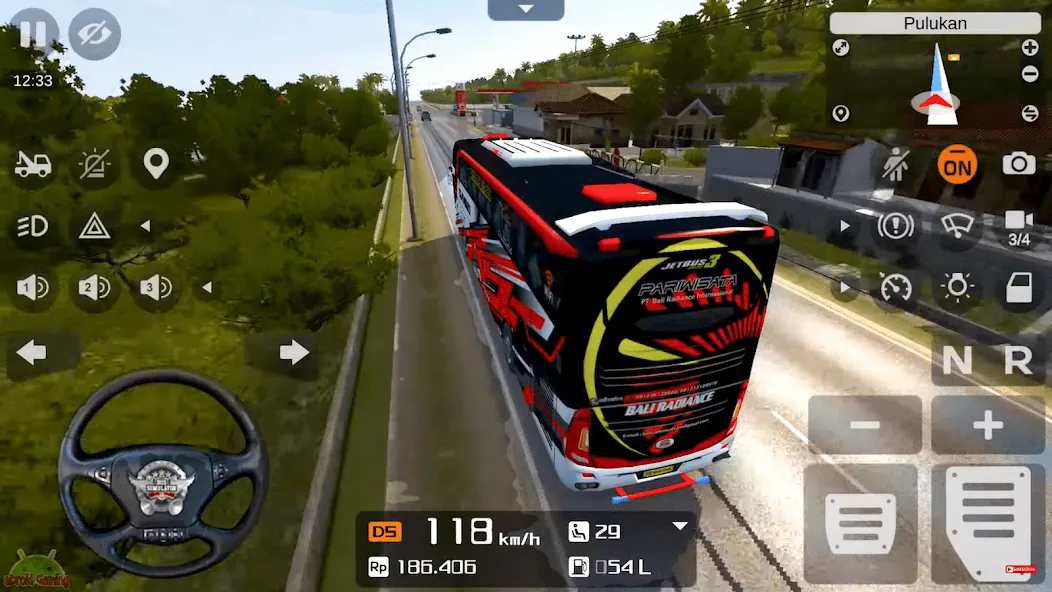 Coach Tourist Bus City Driving [МОД: Деньги, Монеты и Меню MOD] Screenshot 2