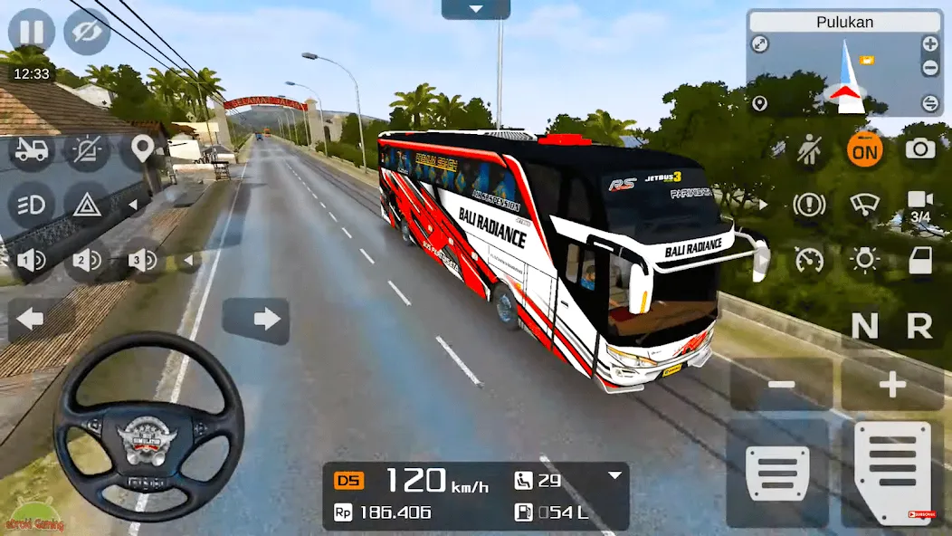 Coach Tourist Bus City Driving [МОД: Деньги, Монеты и Меню MOD] Screenshot 4