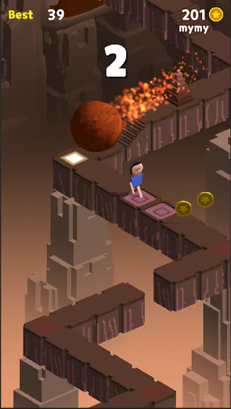 Zigzag Valley,Endless game [МОД: Меню, Бесконечные монеты и Открытые уровни] Screenshot 2