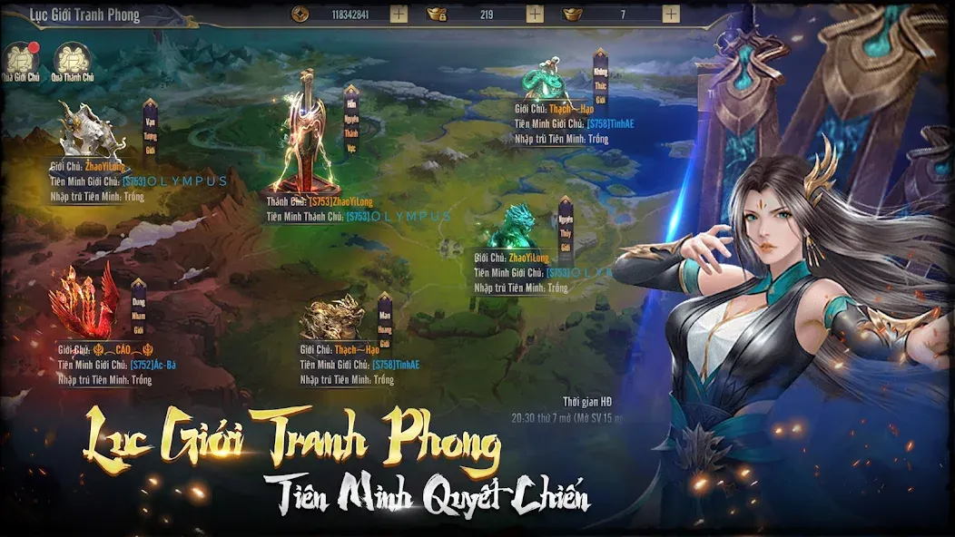 Trảm Tiên Quyết - Tru Tiên 5.0 [МОД: Меню, Бесконечные монеты и Открытые уровни] Screenshot 2
