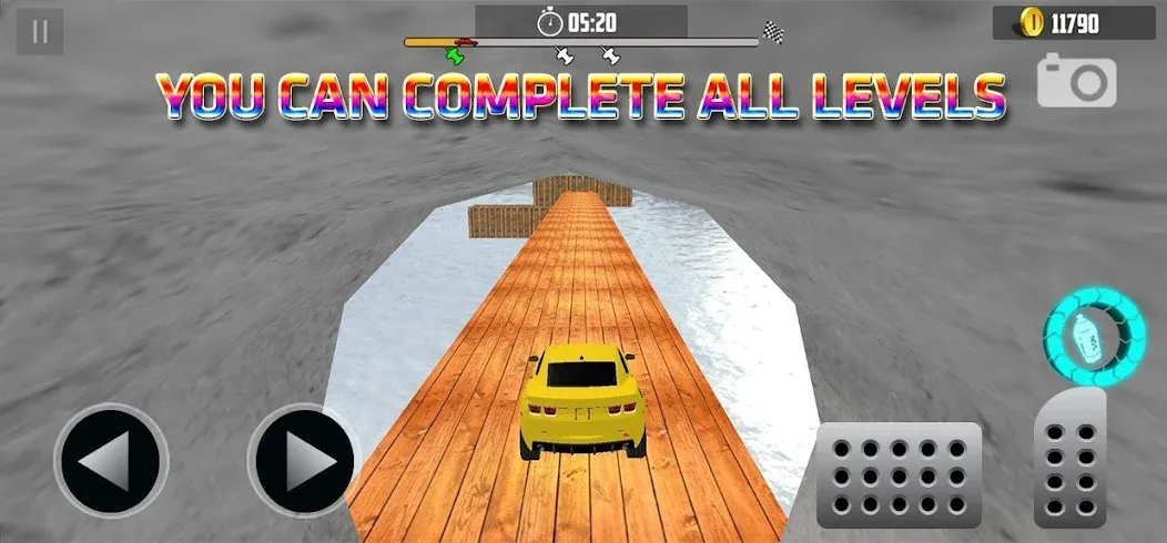 Ramp Car Stunt Challenge (Рамп Кар Стант Челлендж) [МОД: Меню, Бесконечные монеты и Открытые уровни] Screenshot 5