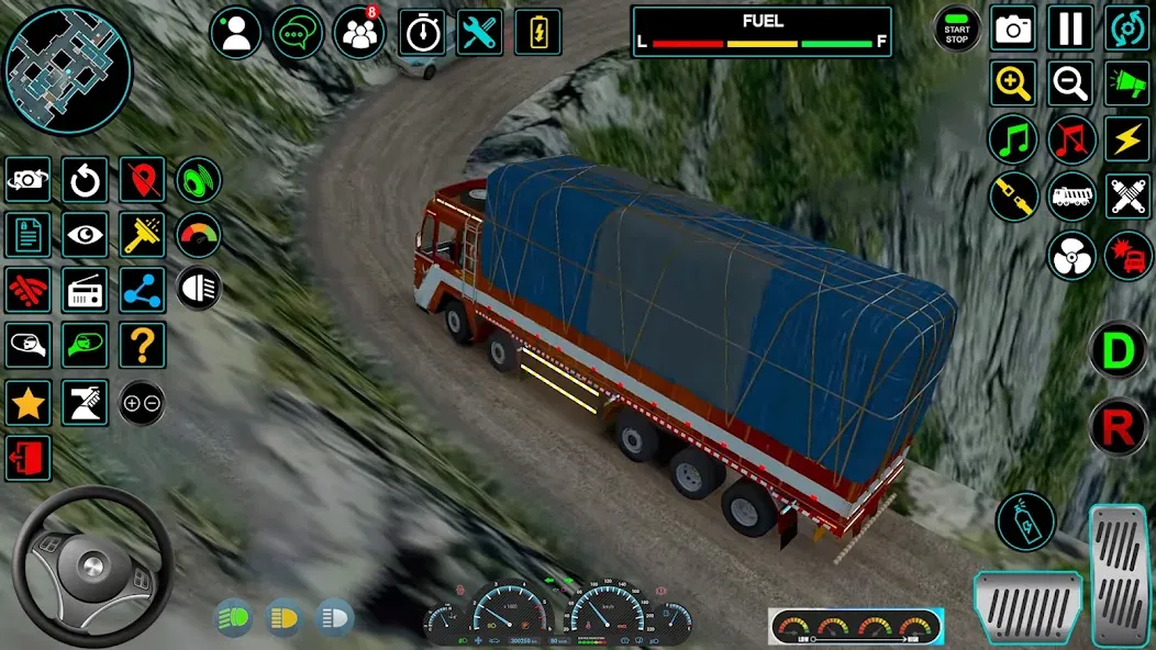 Indian Truck Offroad Cargo Sim (Индийский грузовик   ) [МОД: Бесконечные деньги, Монеты и Мега MOD] Screenshot 4