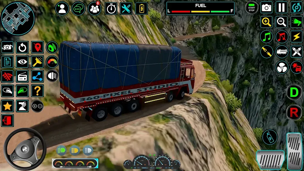 Indian Truck Offroad Cargo Sim (Индийский грузовик   ) [МОД: Бесконечные деньги, Монеты и Мега MOD] Screenshot 5