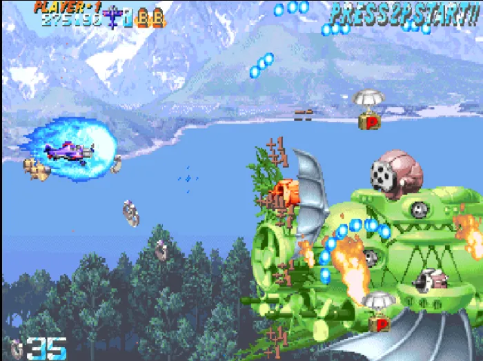 Progear- Airplane Shooter (Прогиа) [МОД: Много монет, Открытые уровни и Мега MOD] Screenshot 2