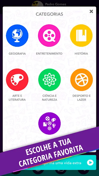 Quizit - Trivia Português (Квизит) [МОД: Меню, Бесконечные монеты и Открытые уровни] Screenshot 3