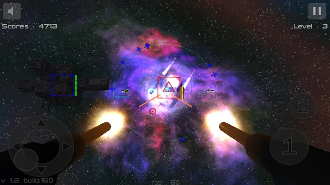 Gunner : Space Defender (Lite) (Ганнер Фриспейс Дефендер Лайт) [МОД: Много денег, Монет и Все открыто] Screenshot 1