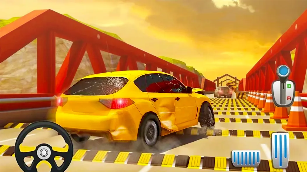 Car Crash Speed Bump Car Games [МОД: Все открыто, Дополнительные деньги и Меню MOD] Screenshot 4