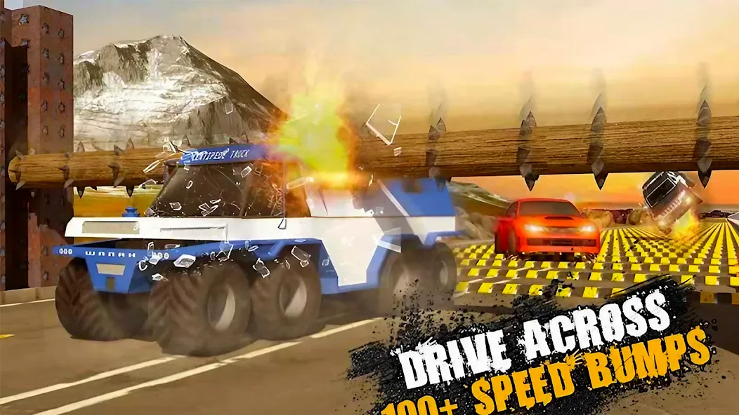 Car Crash Speed Bump Car Games [МОД: Все открыто, Дополнительные деньги и Меню MOD] Screenshot 5
