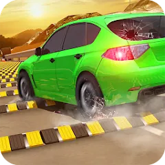Скачать Car Crash Speed Bump Car Games [МОД: Все открыто, Дополнительные деньги и Меню MOD] | Взлом Car Crash Speed Bump Car Games на Андроид