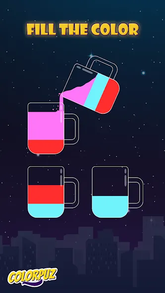 Colorpuz - Water Sort Puzzle (Колорпаз) [МОД: Много монет, Открытые уровни и Мега MOD] Screenshot 5