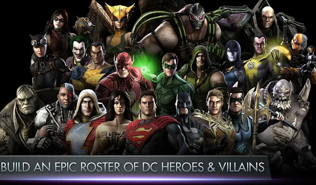 Injustice: Gods Among Us (Инжастис) [МОД: Много денег, Монет и Все открыто] Screenshot 1