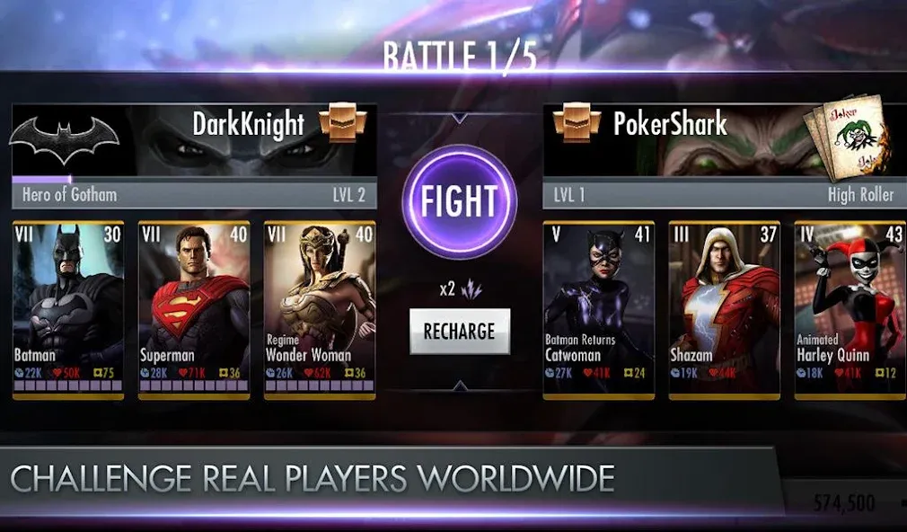 Injustice: Gods Among Us (Инжастис) [МОД: Много денег, Монет и Все открыто] Screenshot 4