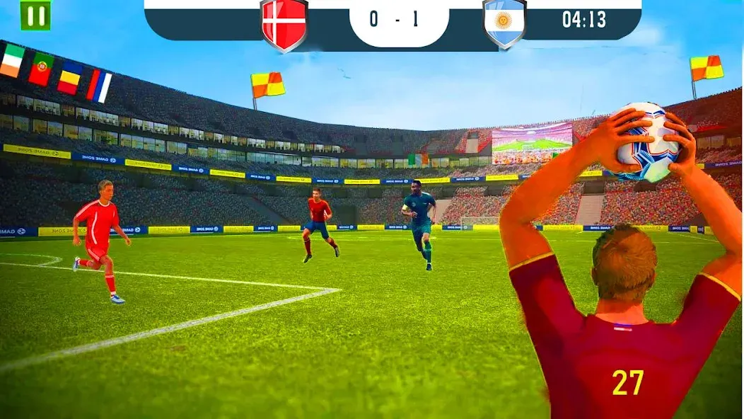 ultimate football game 2024 [МОД: Много денег, Монет и Все открыто] Screenshot 1