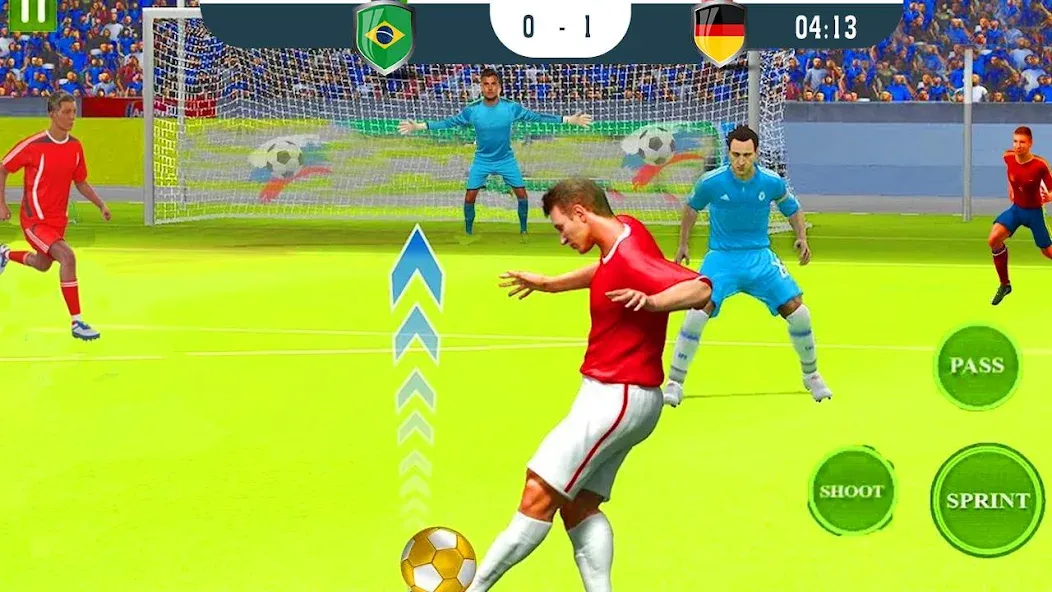 ultimate football game 2024 [МОД: Много денег, Монет и Все открыто] Screenshot 2