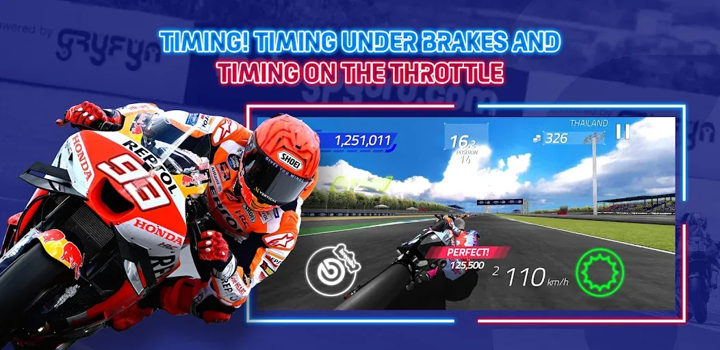 MotoGP Racing '23 [МОД: Меню, Бесконечные монеты и Открытые уровни] Screenshot 2