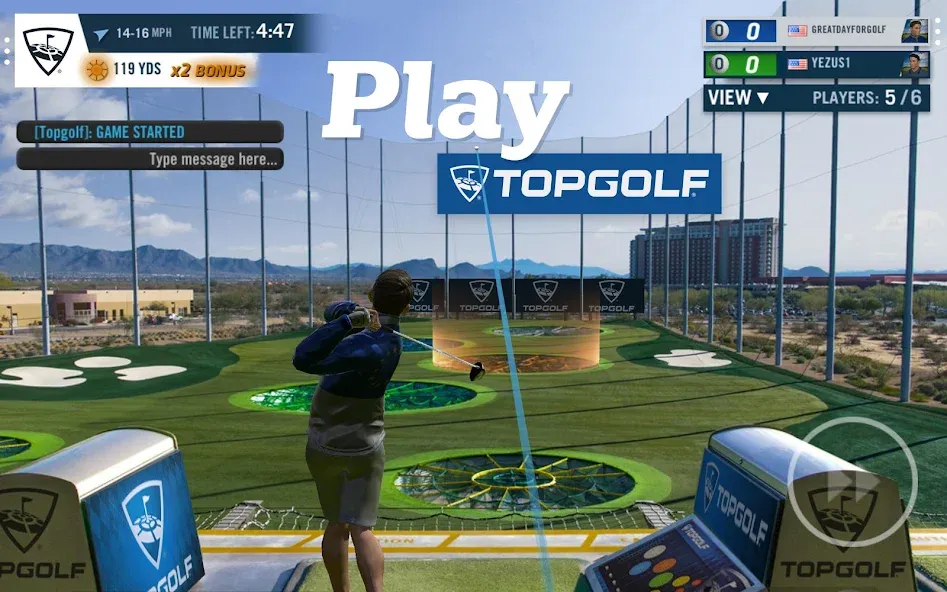 WGT Golf (Гольф) [МОД: Все открыто, Дополнительные деньги и Меню MOD] Screenshot 5