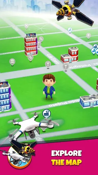 Geopoly: Tycoon NFT Idle Game (ГЕОПОЛИ Реал) [МОД: Много монет, Открытые уровни и Мега MOD] Screenshot 3