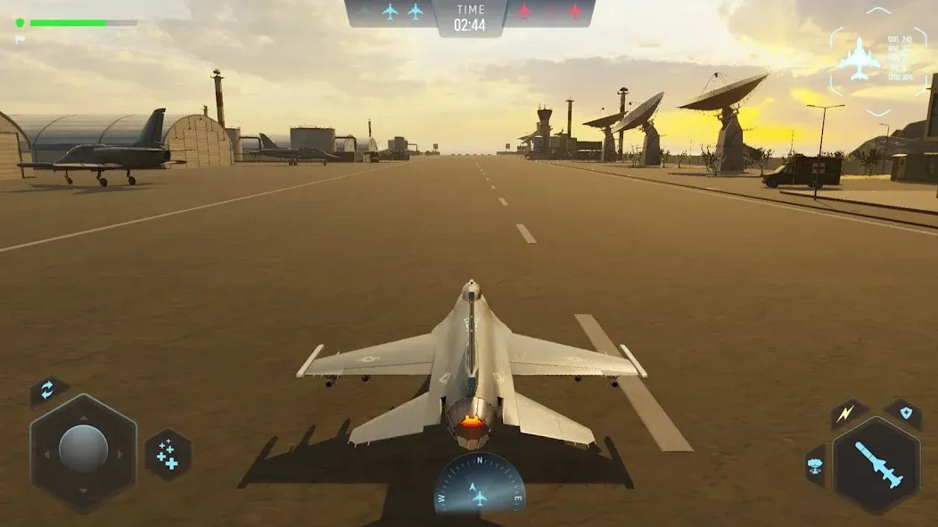 Sky Warriors: Airplane Games (Скай Ворриорс) [МОД: Бесконечные деньги, Монеты и Мега MOD] Screenshot 1