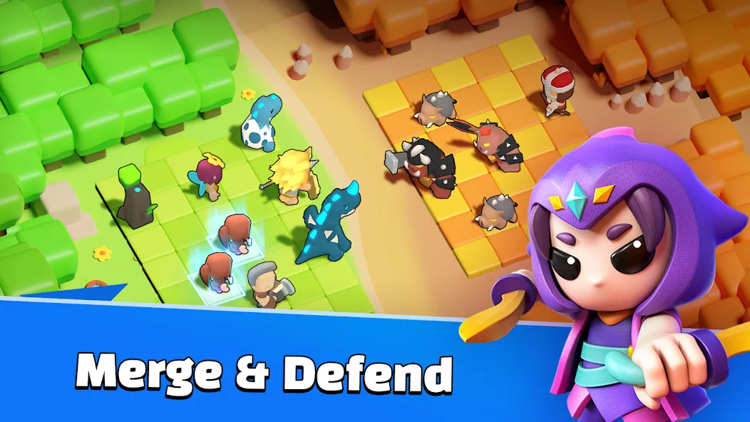 Merge War: Super Legion Master (Мердж Вар) [МОД: Много монет, Открытые уровни и Мега MOD] Screenshot 2