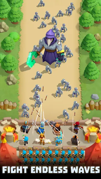 Wild Castle: Tower Defense TD (Уайлд Кастл ТД) [МОД: Бесконечные деньги, Монеты и Мега MOD] Screenshot 5