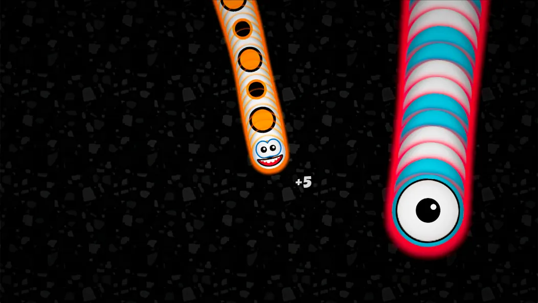 Worms Zone .io - Hungry Snake [МОД: Деньги, Монеты и Меню MOD] Screenshot 2