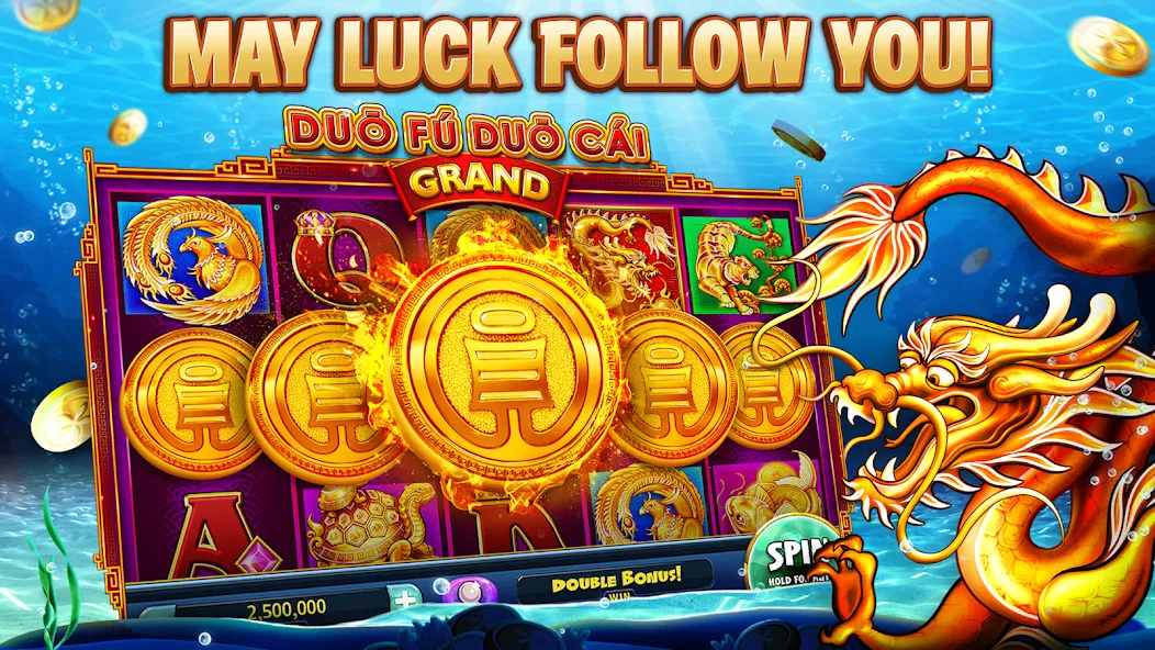 Gold Fish Casino Slot Games (Голдфиш) [МОД: Много денег, Монет и Все открыто] Screenshot 2