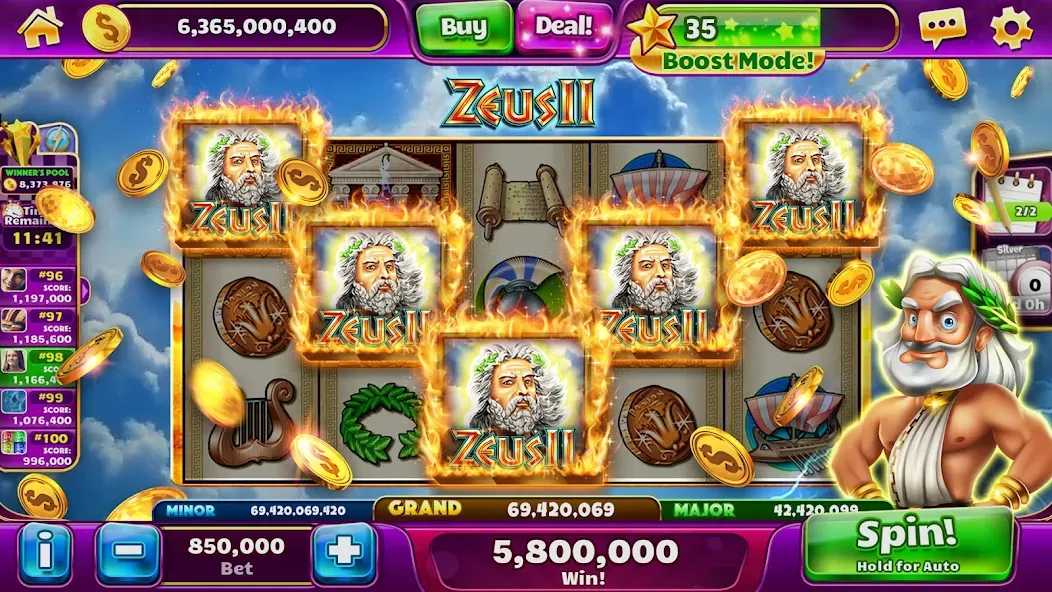 Jackpot Party Casino Slots (Джекпот Пати) [МОД: Много монет, Открытые уровни и Мега MOD] Screenshot 2