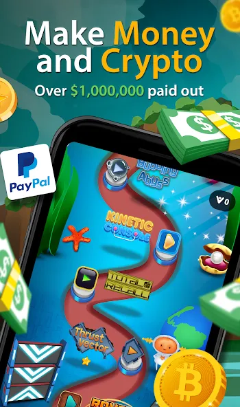 Big Time Cash - Make Money (Биг Тайм) [МОД: Меню, Бесконечные монеты и Открытые уровни] Screenshot 2