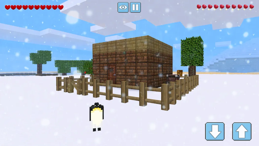 Winter Craft - Block Craft (Винтер Крафт) [МОД: Все открыто, Дополнительные деньги и Меню MOD] Screenshot 3