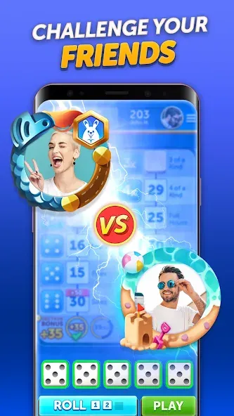 Dice With Buddies™ Social Game (Дайс вместе с друзьями Социальная игра) [МОД: Все открыто, Дополнительные деньги и Меню MOD] Screenshot 5