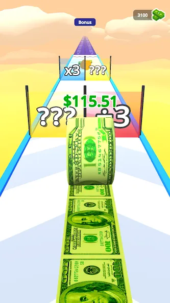 Money Rush (Мани Раш) [МОД: Меню, Бесконечные монеты и Открытые уровни] Screenshot 1