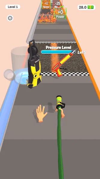 Pressure Washing Run (Прессовка Ранация) [МОД: Бесконечные деньги, Монеты и Мега MOD] Screenshot 5