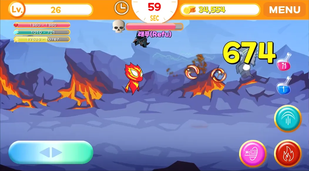Sprit of Fire Ifrt (Дух Огня Ифрт) [МОД: Много монет, Открытые уровни и Мега MOD] Screenshot 2