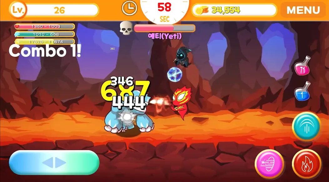 Sprit of Fire Ifrt (Дух Огня Ифрт) [МОД: Много монет, Открытые уровни и Мега MOD] Screenshot 4