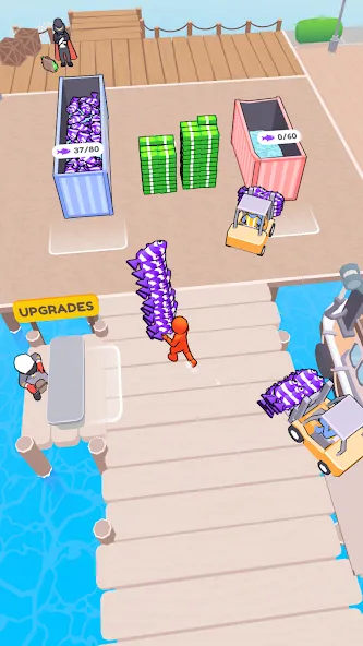 Seaport Master (Сипорт Мастер) [МОД: Деньги, Монеты и Меню MOD] Screenshot 1