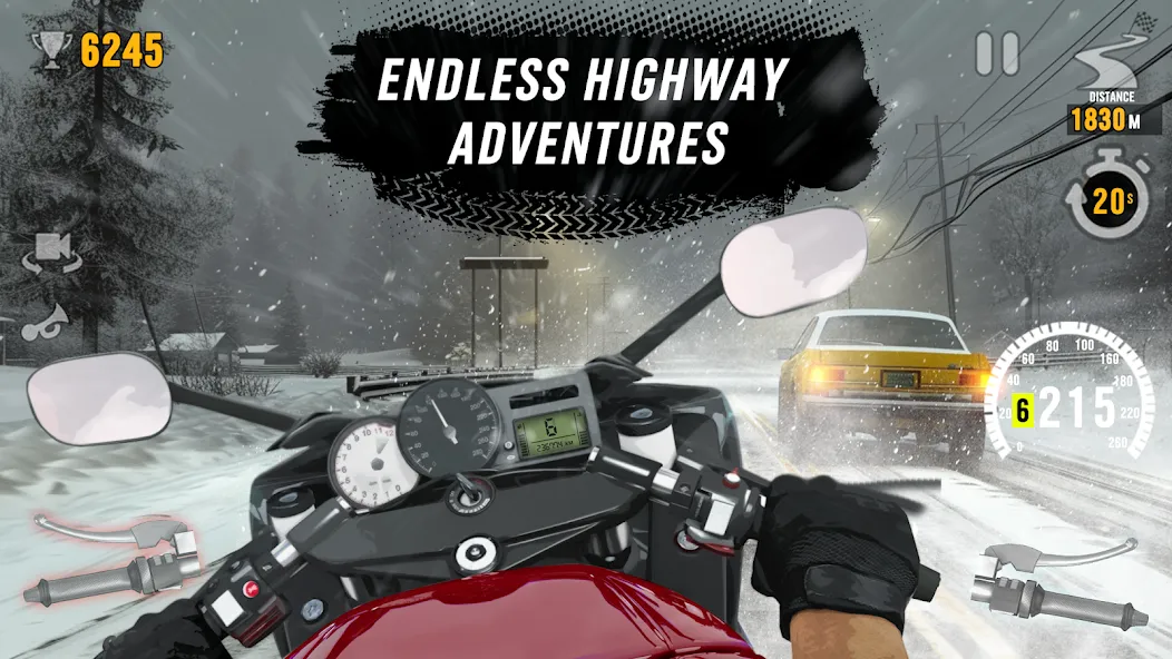 Motor Tour: Biker's Challenge (Мотор Тур) [МОД: Бесконечные деньги, Монеты и Мега MOD] Screenshot 4