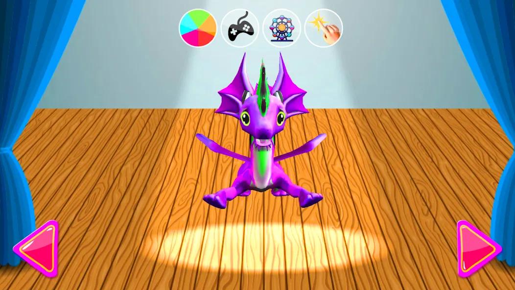 Talking Dragon Family (Талкинг Драгон Фэмели   ) [МОД: Много монет, Открытые уровни и Мега MOD] Screenshot 2
