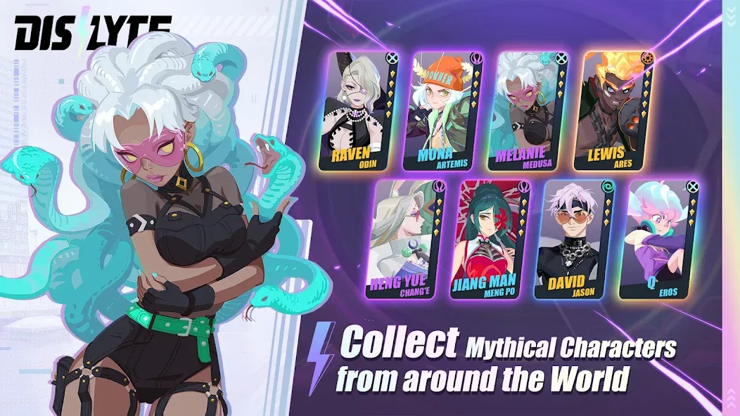 Dislyte: Origin Miracle (Дислайт) [МОД: Меню, Бесконечные монеты и Открытые уровни] Screenshot 1