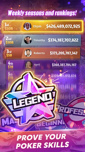 Mega Hit Poker: Texas Holdem (Мега Хит Покер) [МОД: Бесконечные деньги, Монеты и Мега MOD] Screenshot 5
