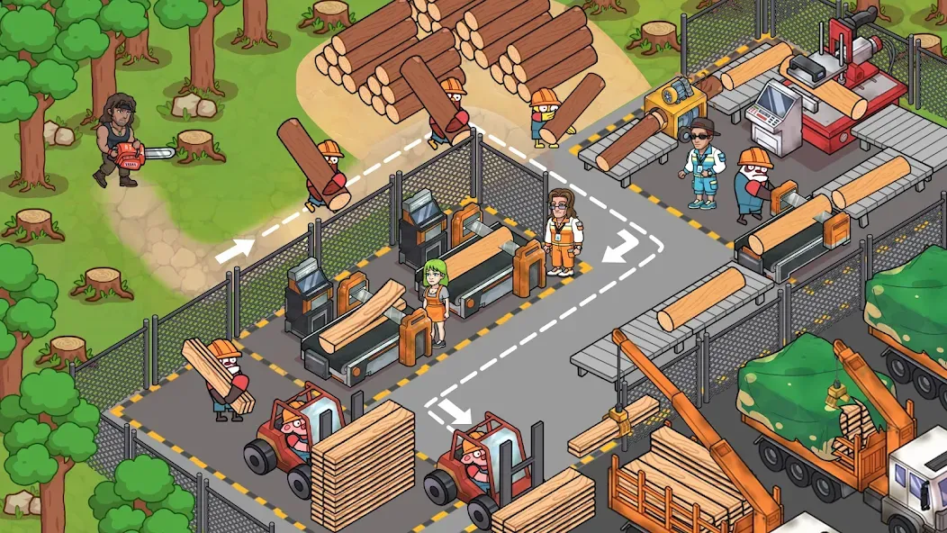 Lumber Out (Ламбер Аут) [МОД: Бесконечные деньги, Монеты и Мега MOD] Screenshot 1