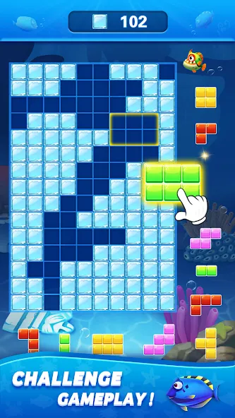 Block Ocean 1010 Puzzle Games (Блок Океан 1010 Головоломки) [МОД: Бесконечные деньги, Монеты и Мега MOD] Screenshot 2