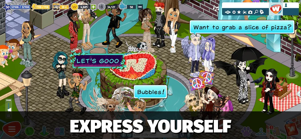 Woozworld - Virtual World (Вузворлд) [МОД: Меню, Бесконечные монеты и Открытые уровни] Screenshot 1