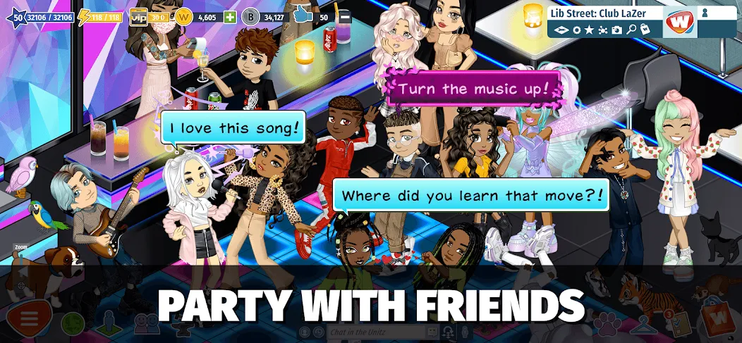 Woozworld - Virtual World (Вузворлд) [МОД: Меню, Бесконечные монеты и Открытые уровни] Screenshot 5