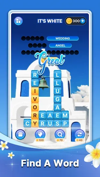 Word Search Block Puzzle Game [МОД: Бесконечные деньги, Монеты и Мега MOD] Screenshot 1