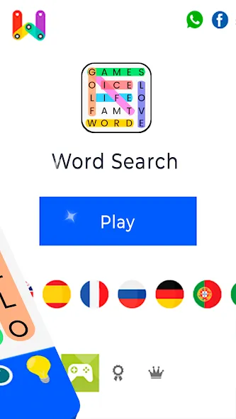 Word Search [МОД: Много денег, Монет и Все открыто] Screenshot 4