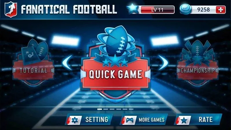 Fanatical Football (Фанатический футбол) [МОД: Деньги, Монеты и Меню MOD] Screenshot 3