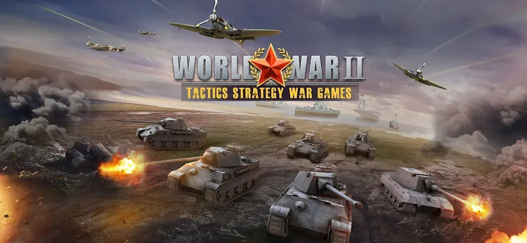 World War 2: Strategy Games (Вторая мировая война) [МОД: Много денег, Монет и Все открыто] Screenshot 1
